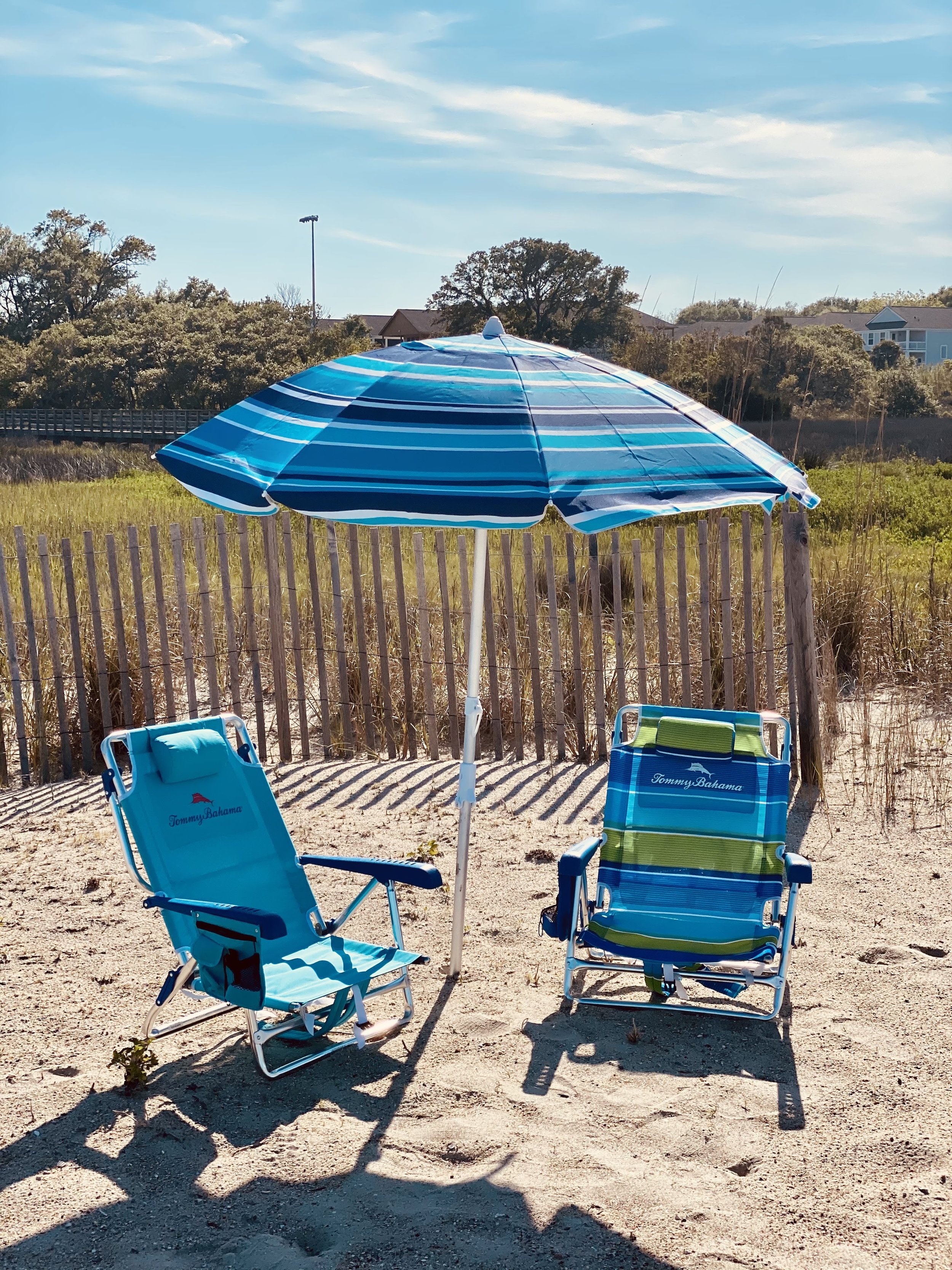 Beach Chairs & Umbrellas