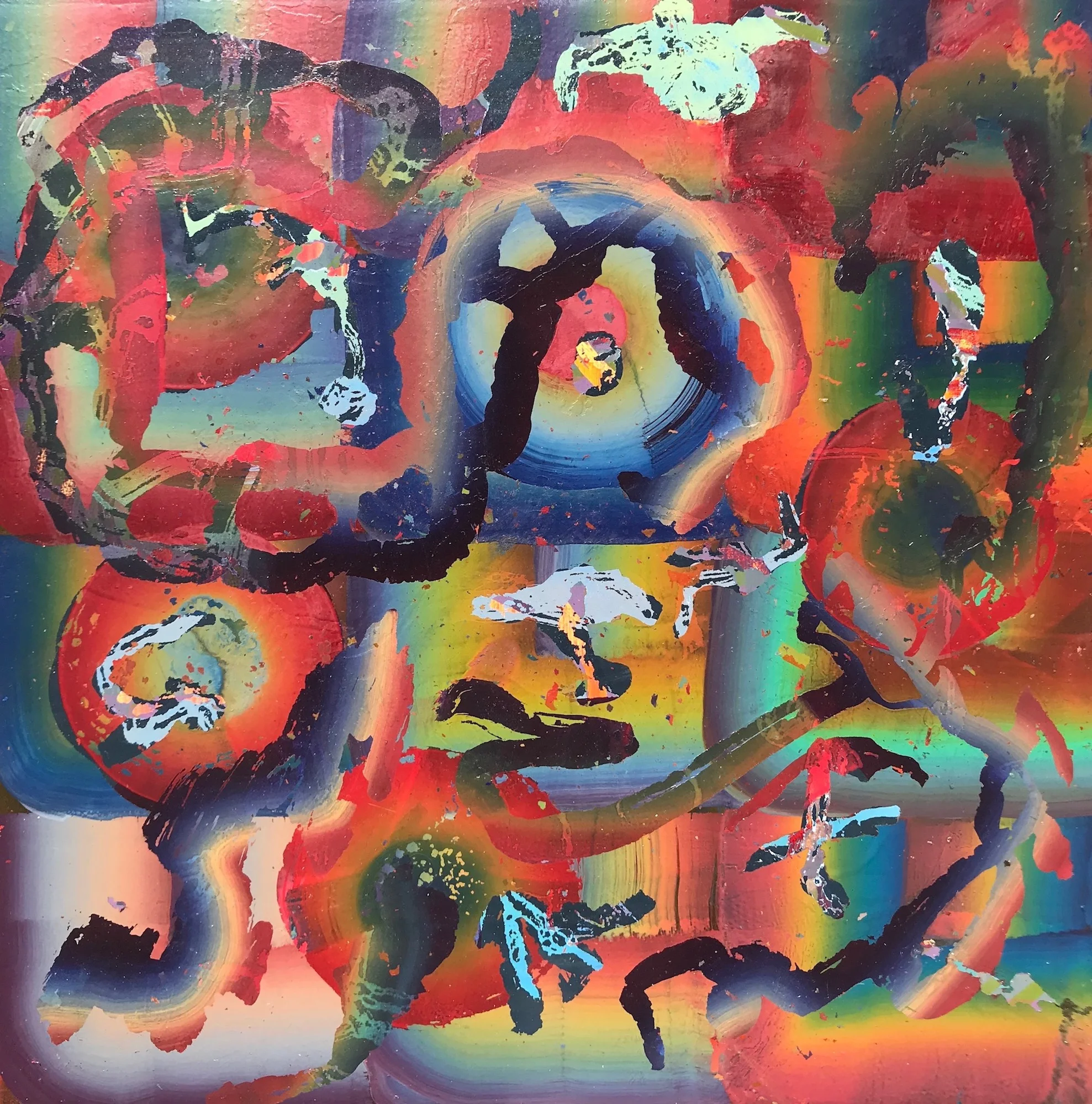 Untitled 2018 12" x 12" Acrylic on panel