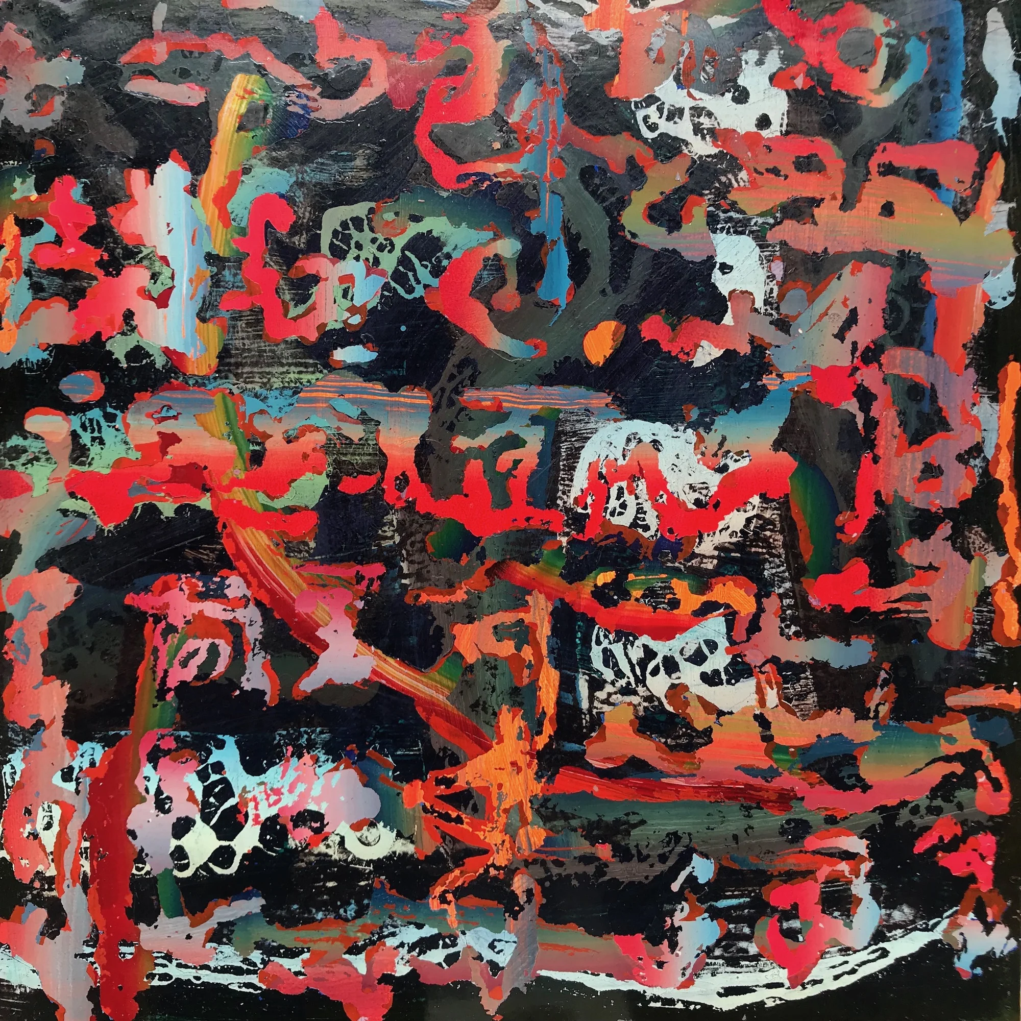 Untitled 2018 12" x 12" Acrylic on panel