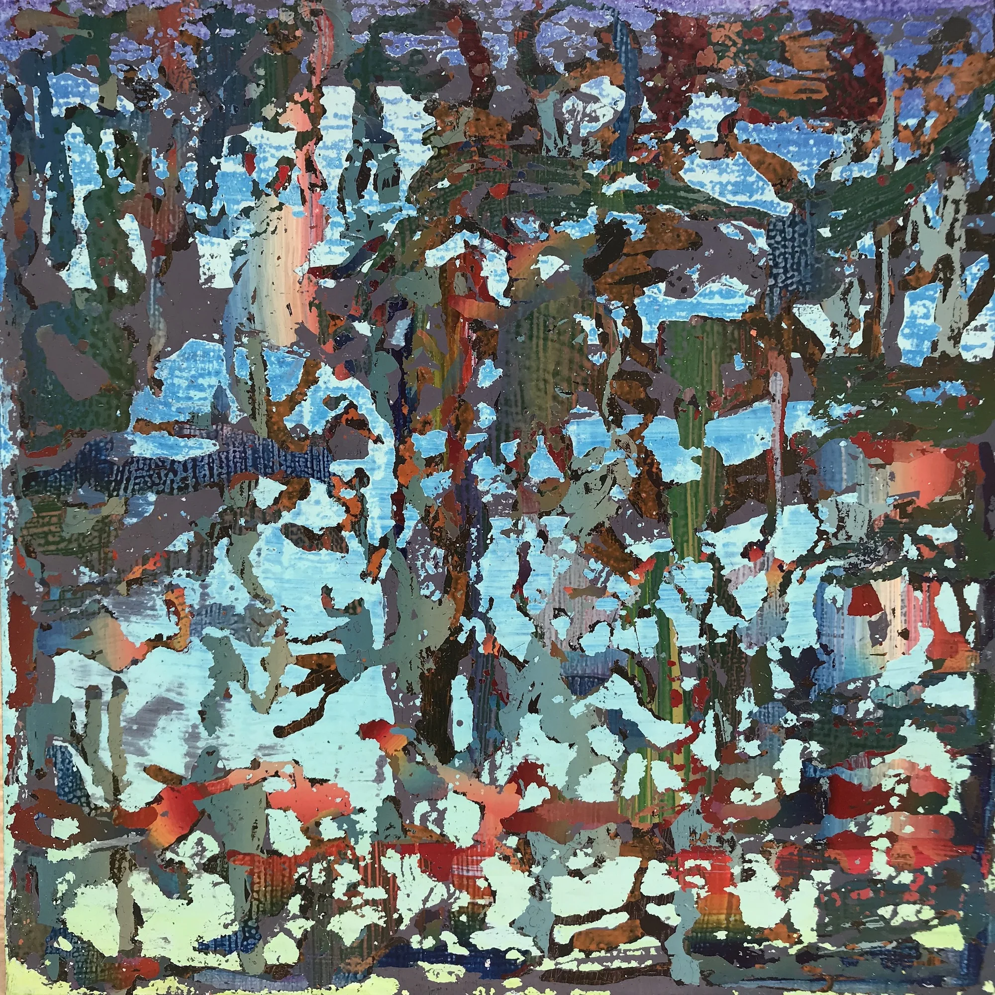 Untitled 2018 12" x 12" Acrylic on panel