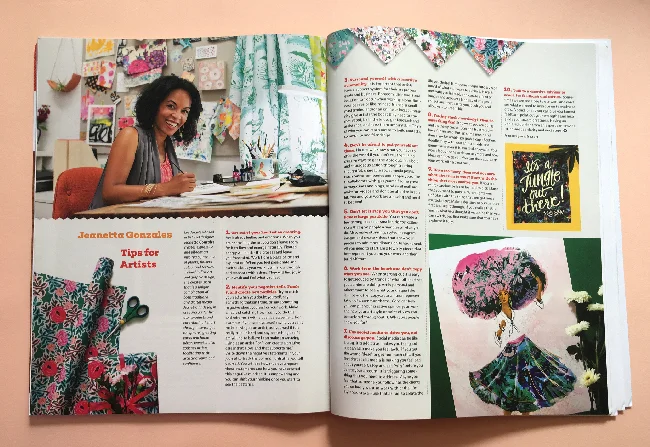 Uppercase Magazine / Issue 41 / Jeanetta Gonzales’s Tips for Artists