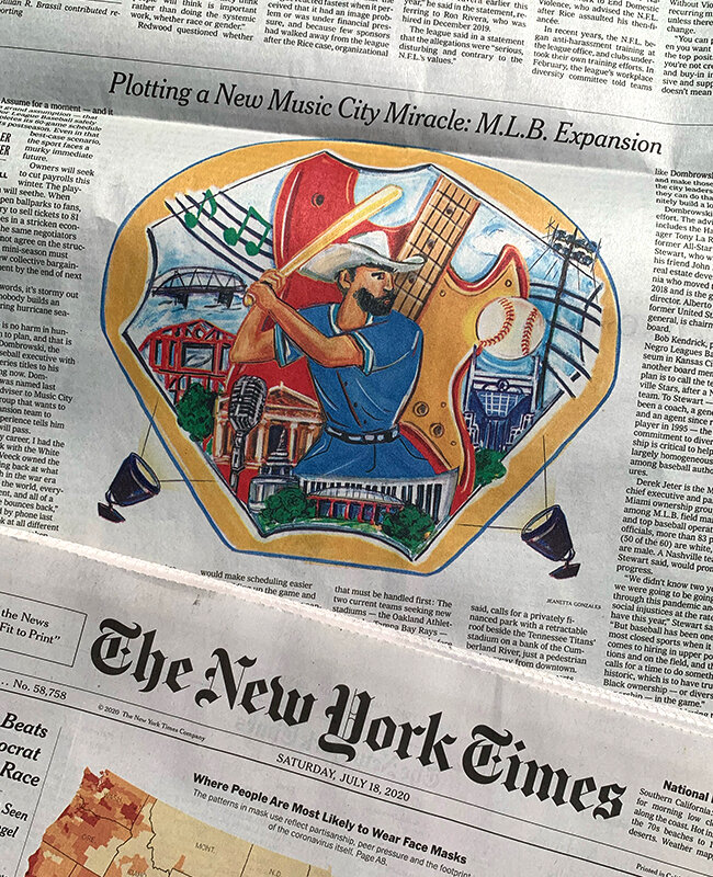 My Art is in the New York Times! — Jeanetta Gonzales Art & Design