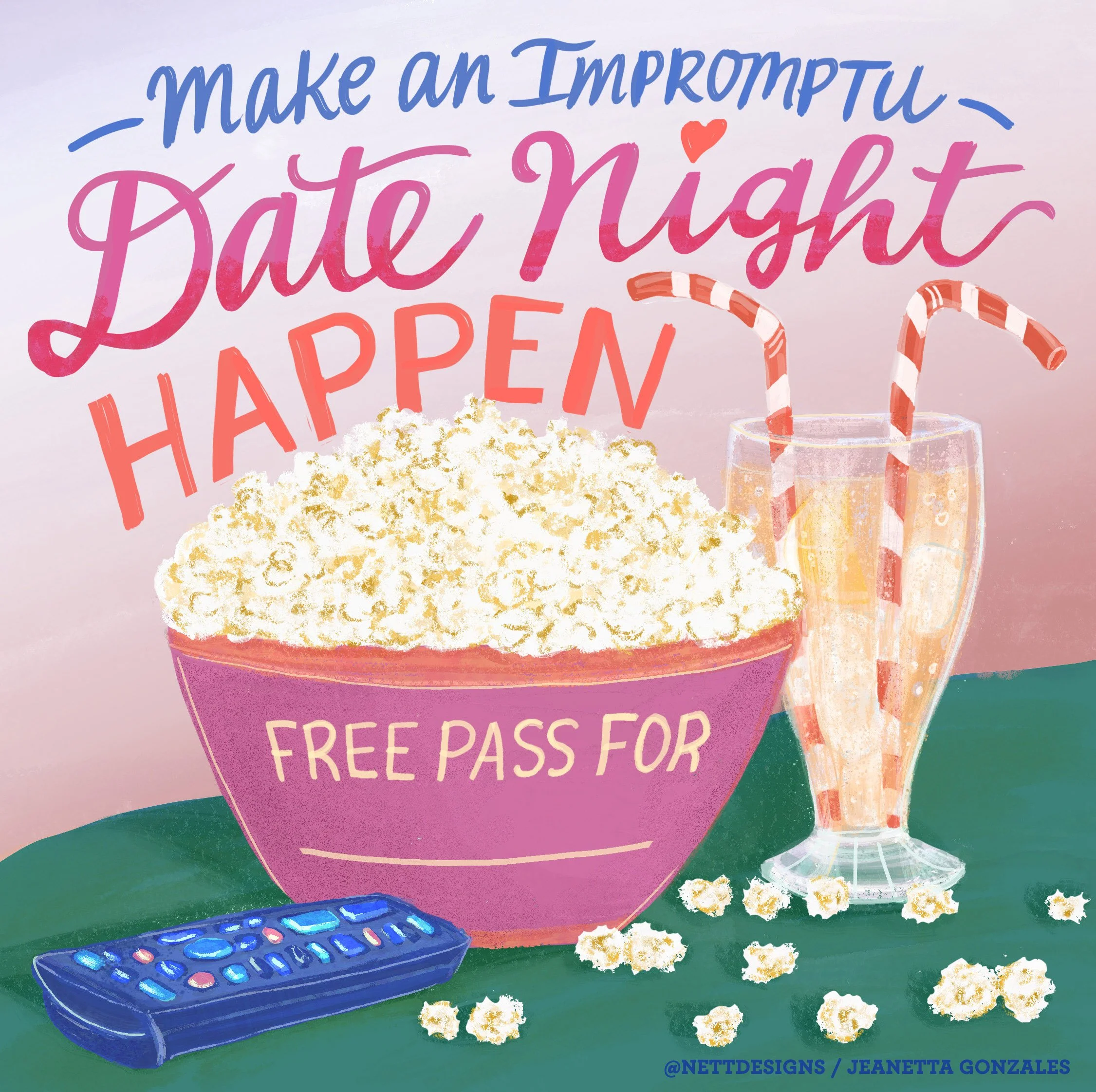 Date Night lettering artwork Free Pass Coupons by Jeanetta Gonzales.jpg