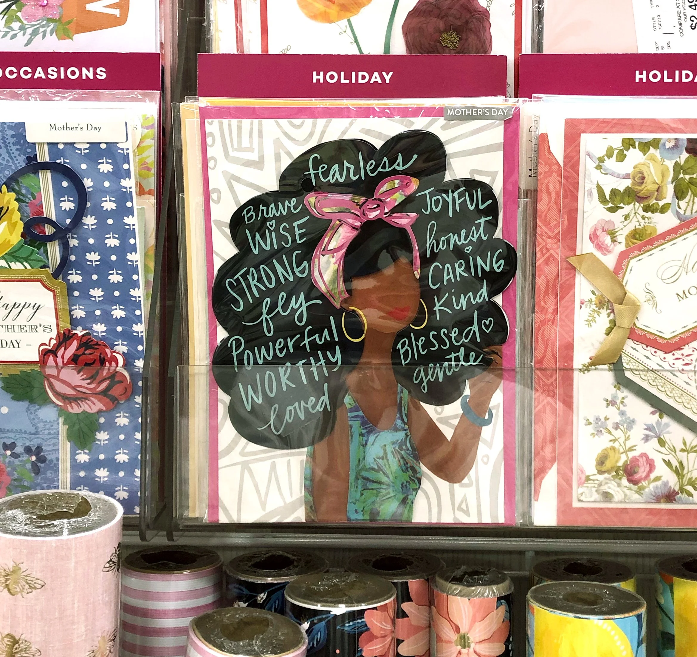 My card seen in Homegoods