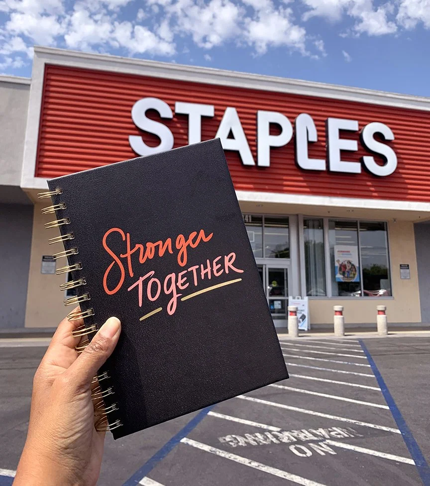Stronger Together lined journal