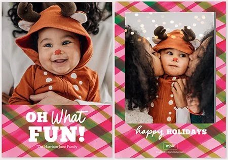 oh what fun customizable MPIX holiday photo card by Jeanetta Gonzales