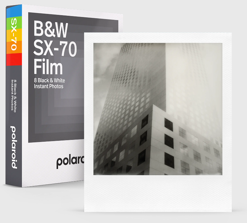 SX-70 Black And White Instant Film - Polaroid 8 Pack — Lumentation