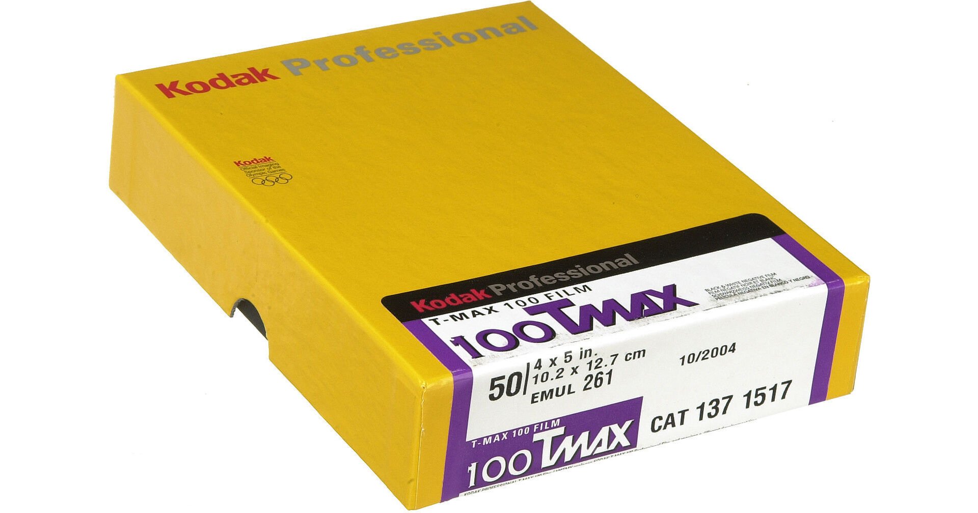 4x5 Film TMax 100 B&W