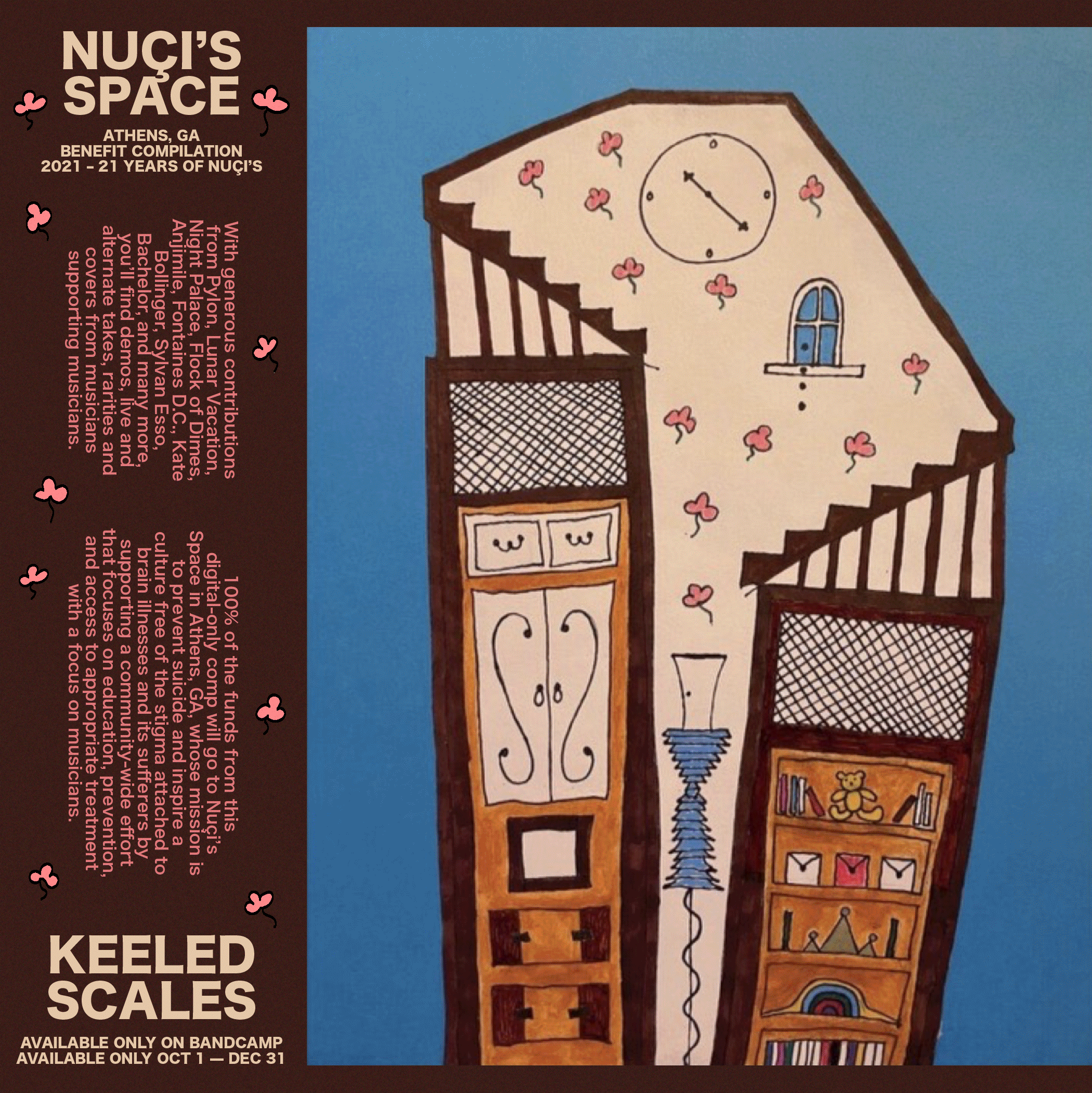 Nuçi's Benefit Comp Design and Artist Promo Graphics