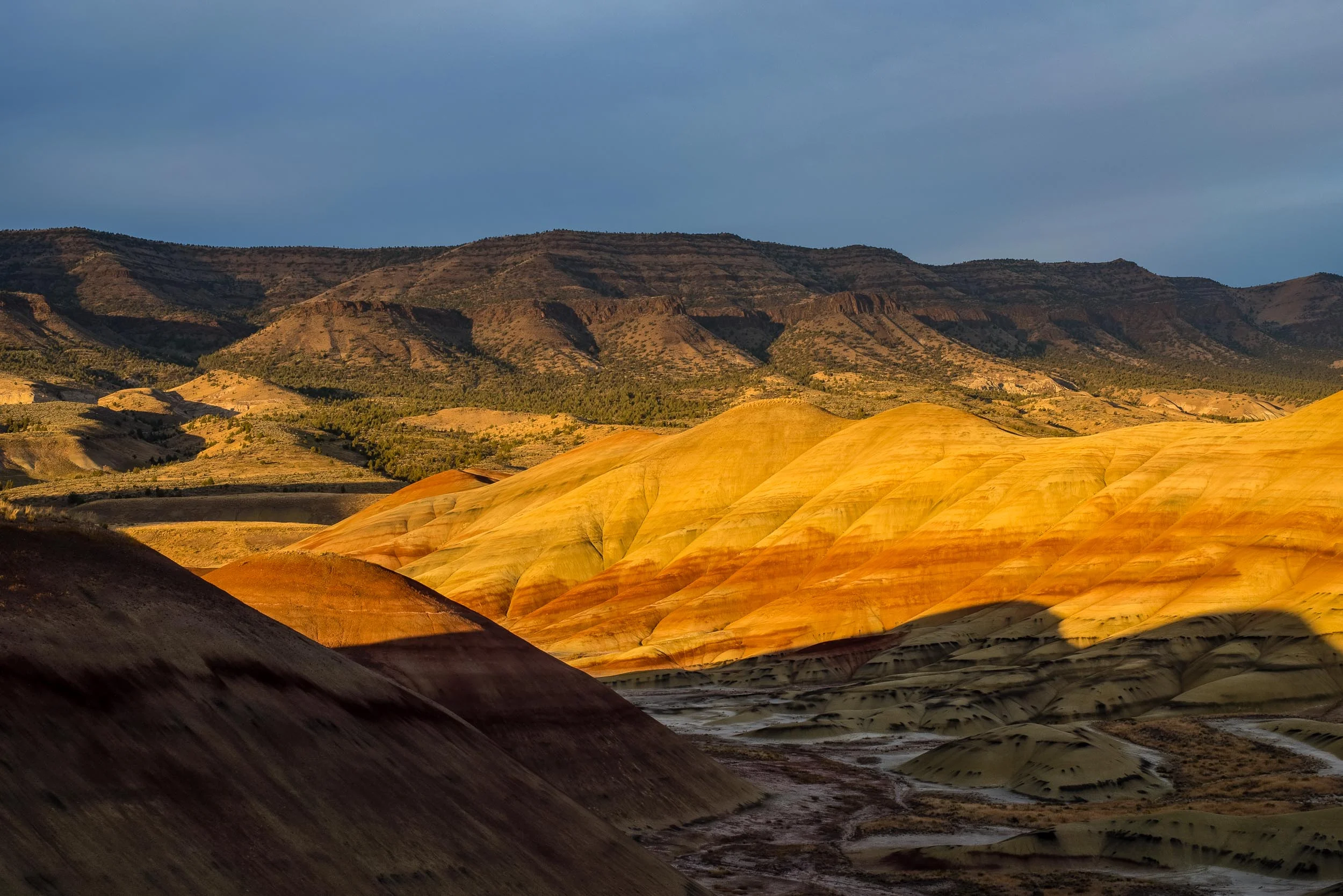 The sunset the night before the eclipse out at the Painted Hills was truly exceptional and I knew that I’d chosen the perfect place to witness and capture this incredible event…