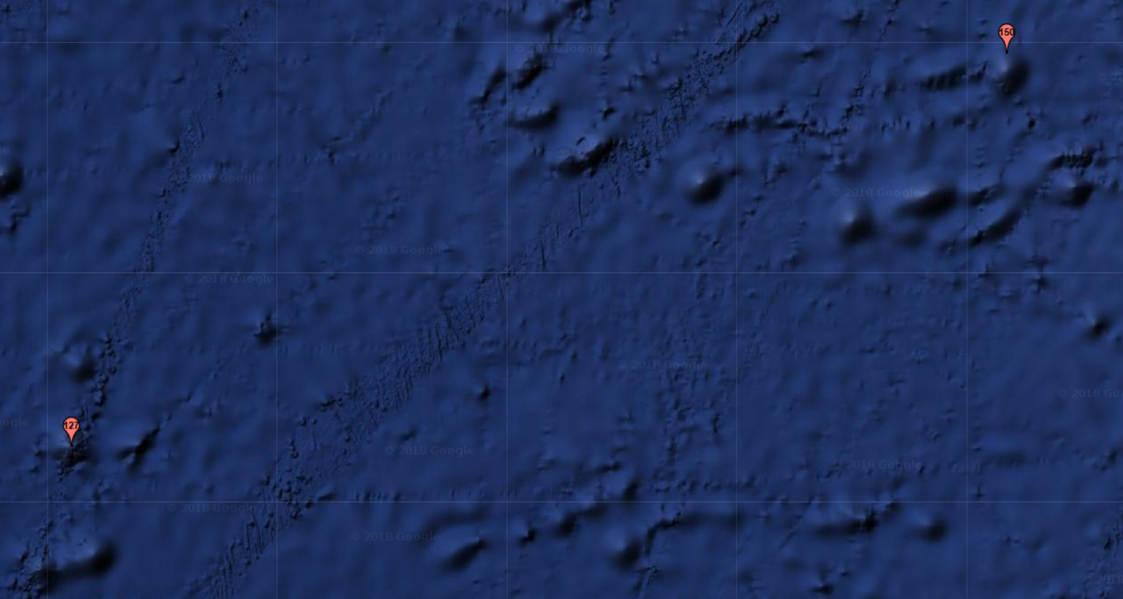 Image 2. Our next target: a chain of seamounts.