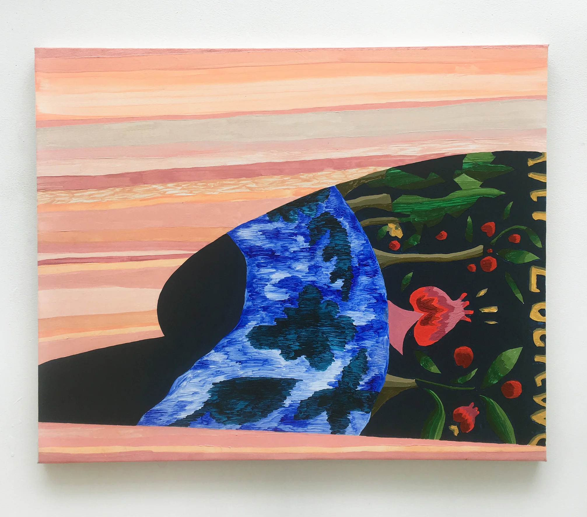Mary from Fairfield, acrylic and flashe on canvas, 33 by 27 inches, 2017