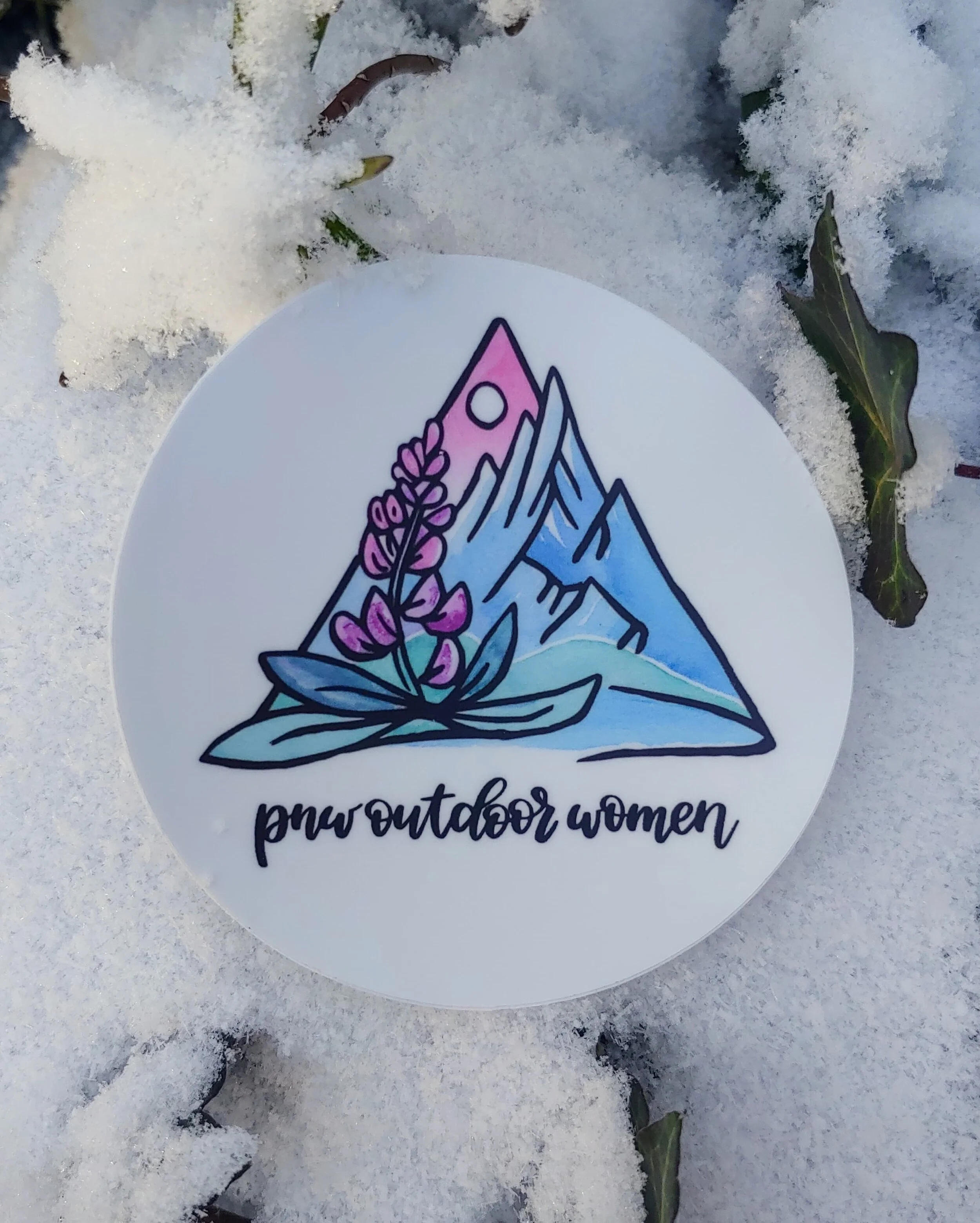 PNW Outdoor Women Sticker
