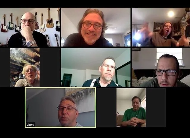 MSB's "Zoom at Noon". Don't think that just cause we can't see each other right now, we're not planning for the future  Great stuff to come when we're back! -  We miss you guys and can't wait to see everyone again. #mightyspectrumband #musi