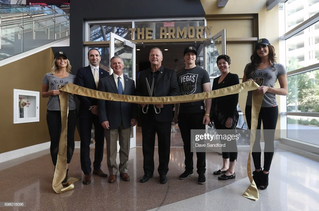 Grand opening & Ribbon cutting of the NHL’s Vegas Golden Nights team store alongside Head Coach Gerard Gallant