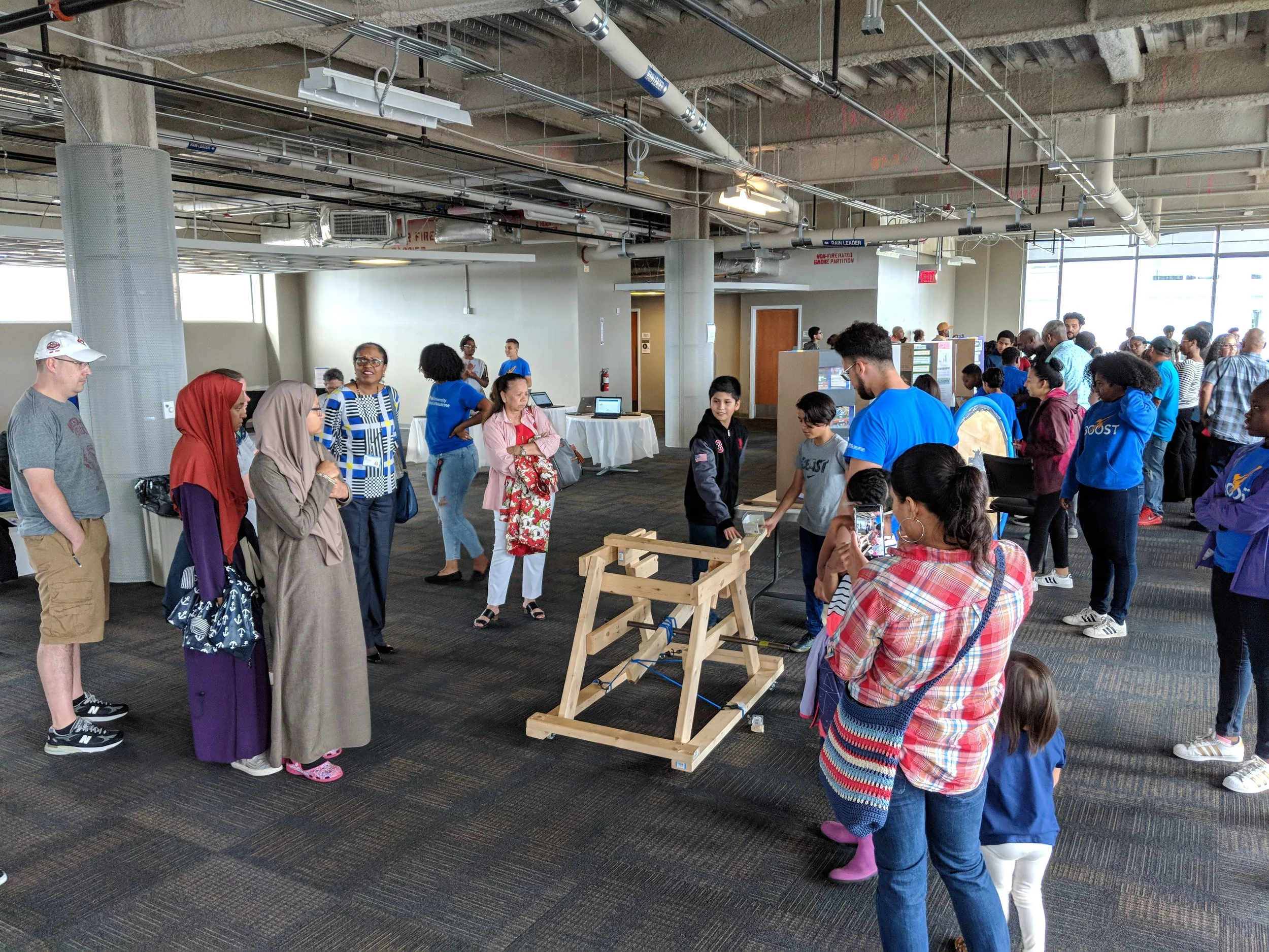 BOOST scholars presenting their year-long projects @ BOOST Science Symposium