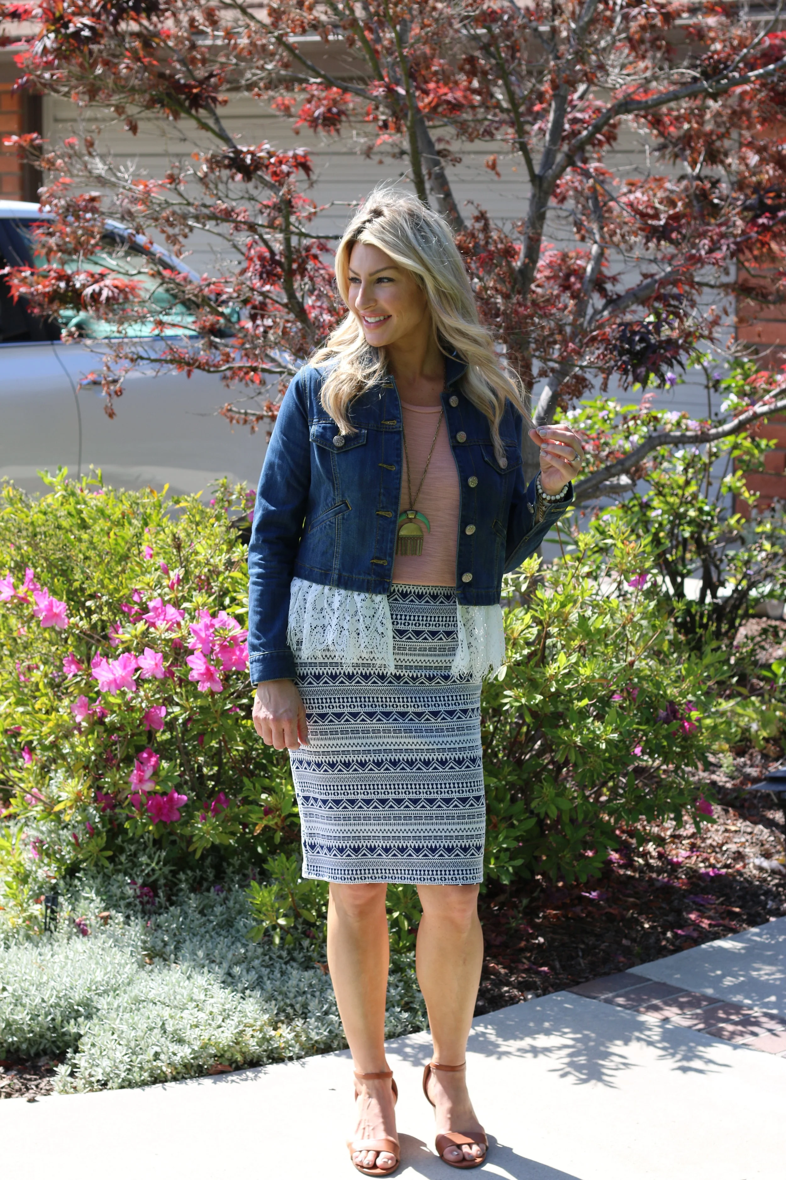 Jean Jackets and Lace Aren't Just for the 80s, Ladies...