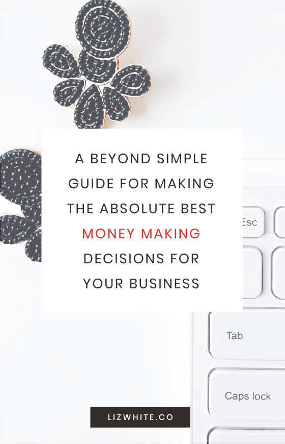 Make the best money-making decisions for your business with this simple, easy to follow guide. 
