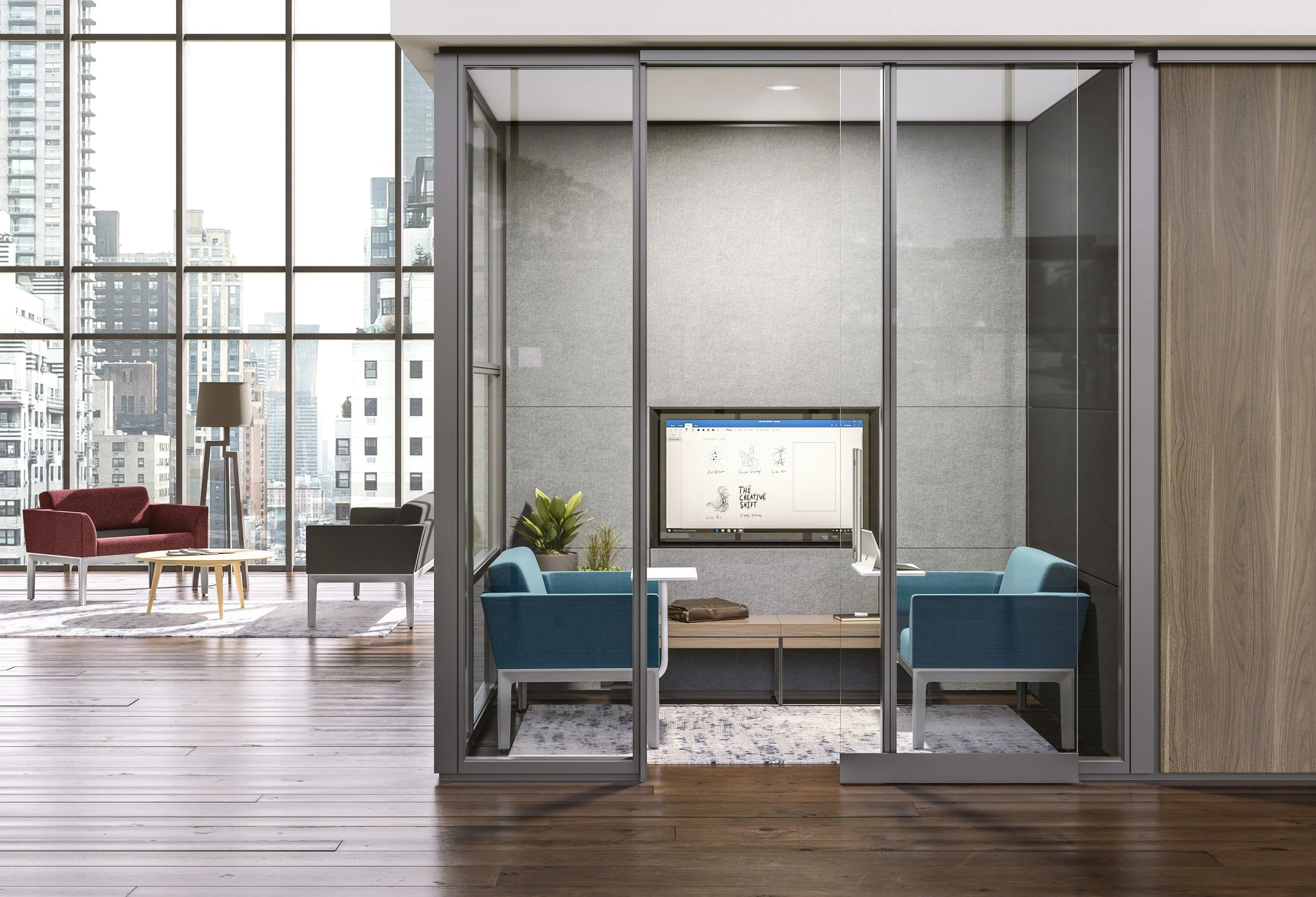 Art Direction Rendering Steelcase Brad Golden
