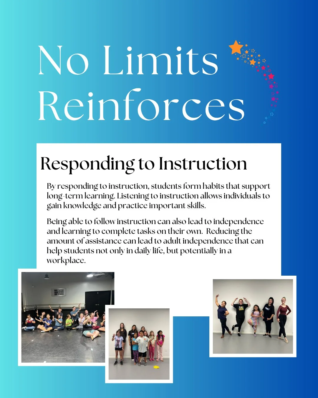 Responding to Instruction! 💙