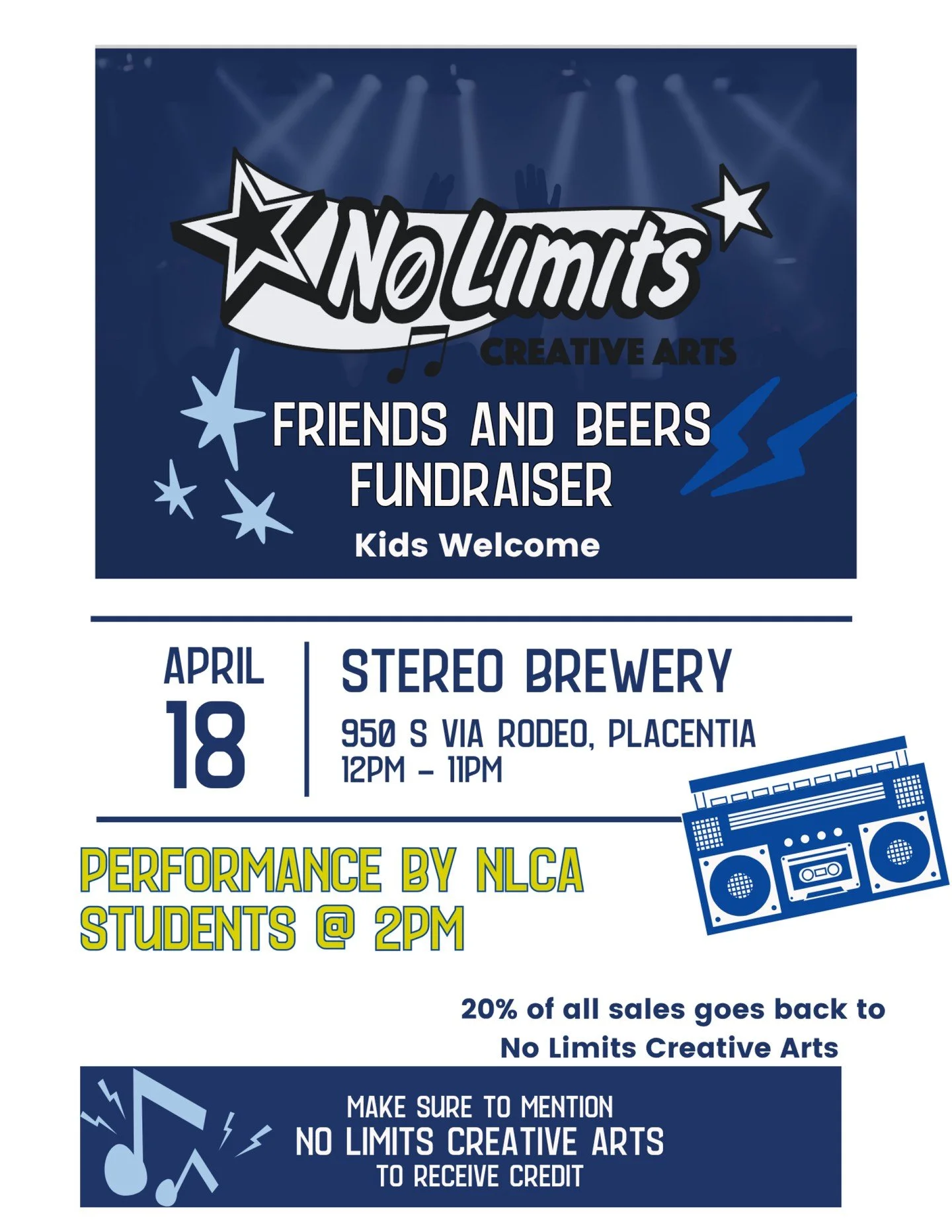 Looking for something fun to do on your Saturday? Join us for an afternoon filled with laughter, friendship, and incredible performances&mdash;all while supporting our Special Needs Classes! Your participation helps raise funds for our program and fo