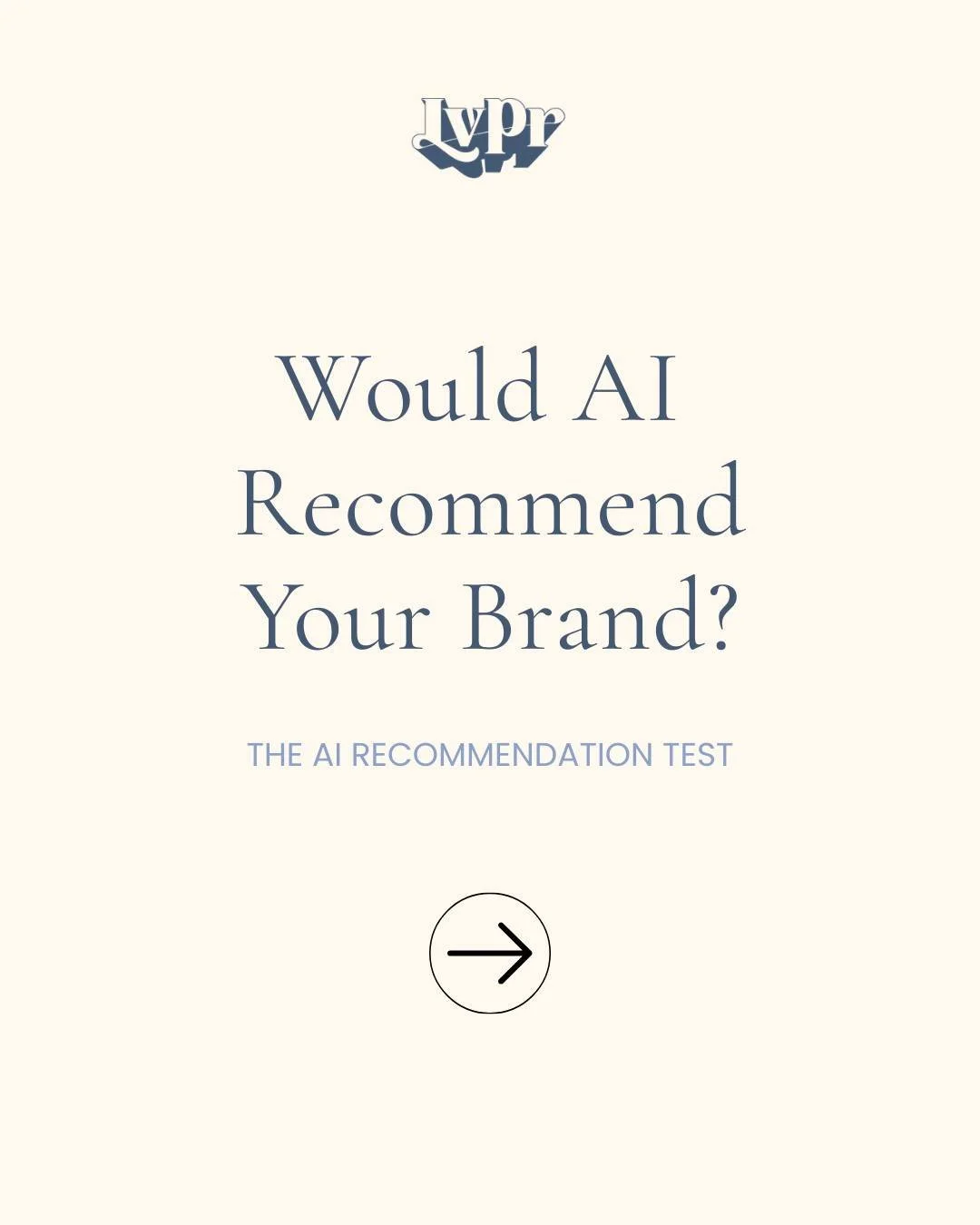 Someone is asking AI about your industry right now. 🤖

The question is:

Would your brand be part of the answer?

AI recommendations aren't random. They're built on the signals your brand leaves across the web.

If you're not showing up, it might be