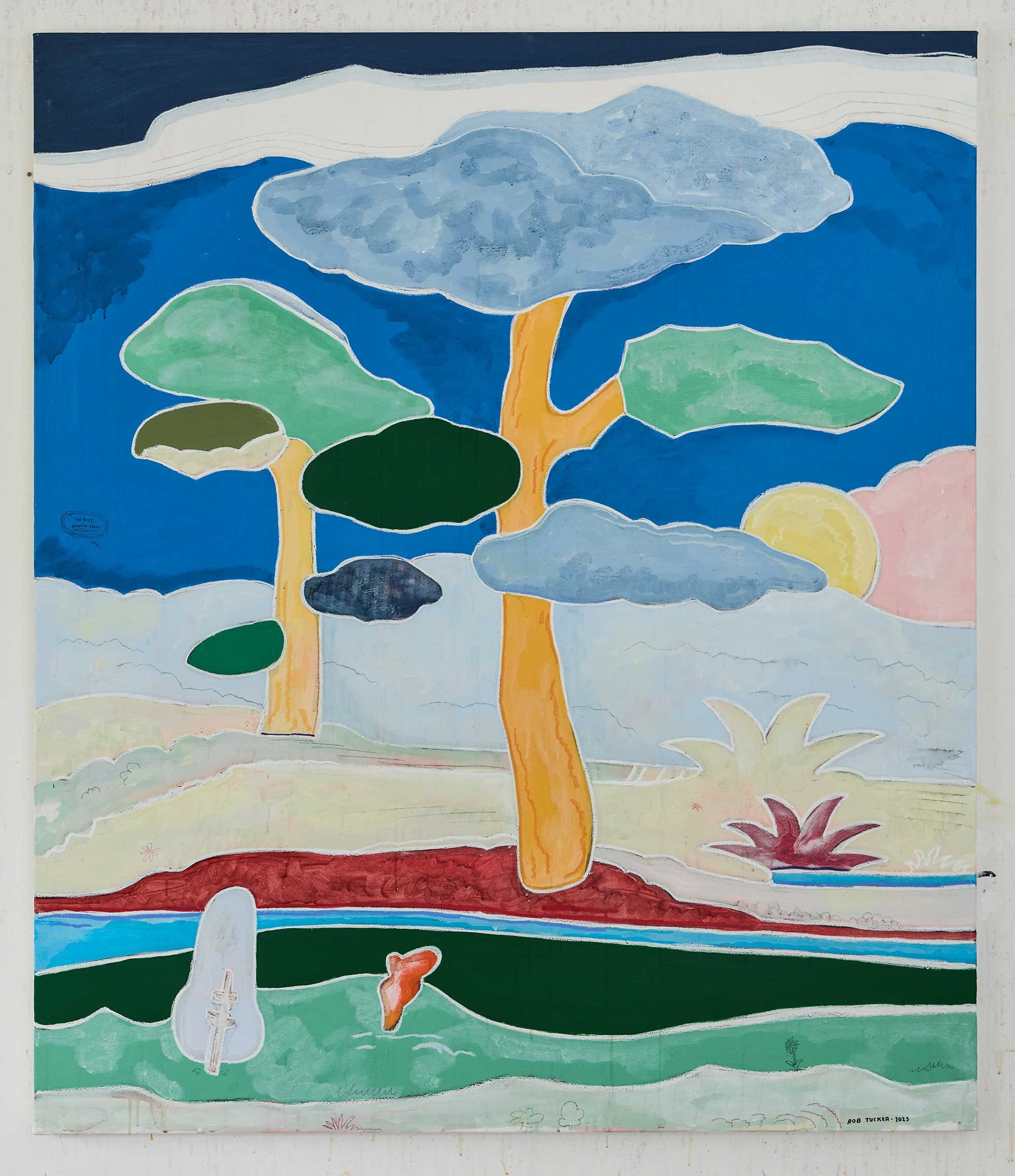 The quiet between trees. 140x120cm.jpg