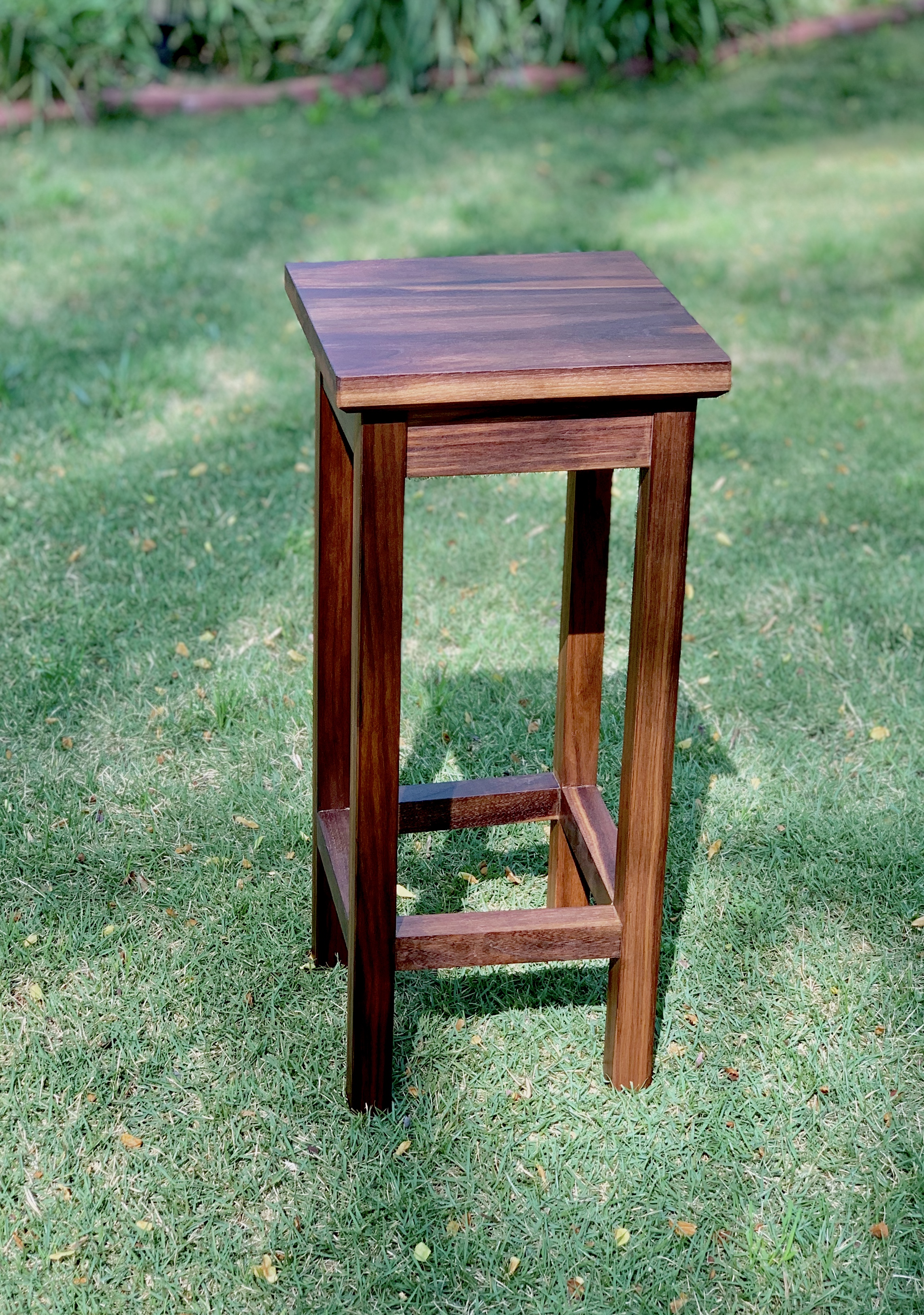 Little walnut lamp table