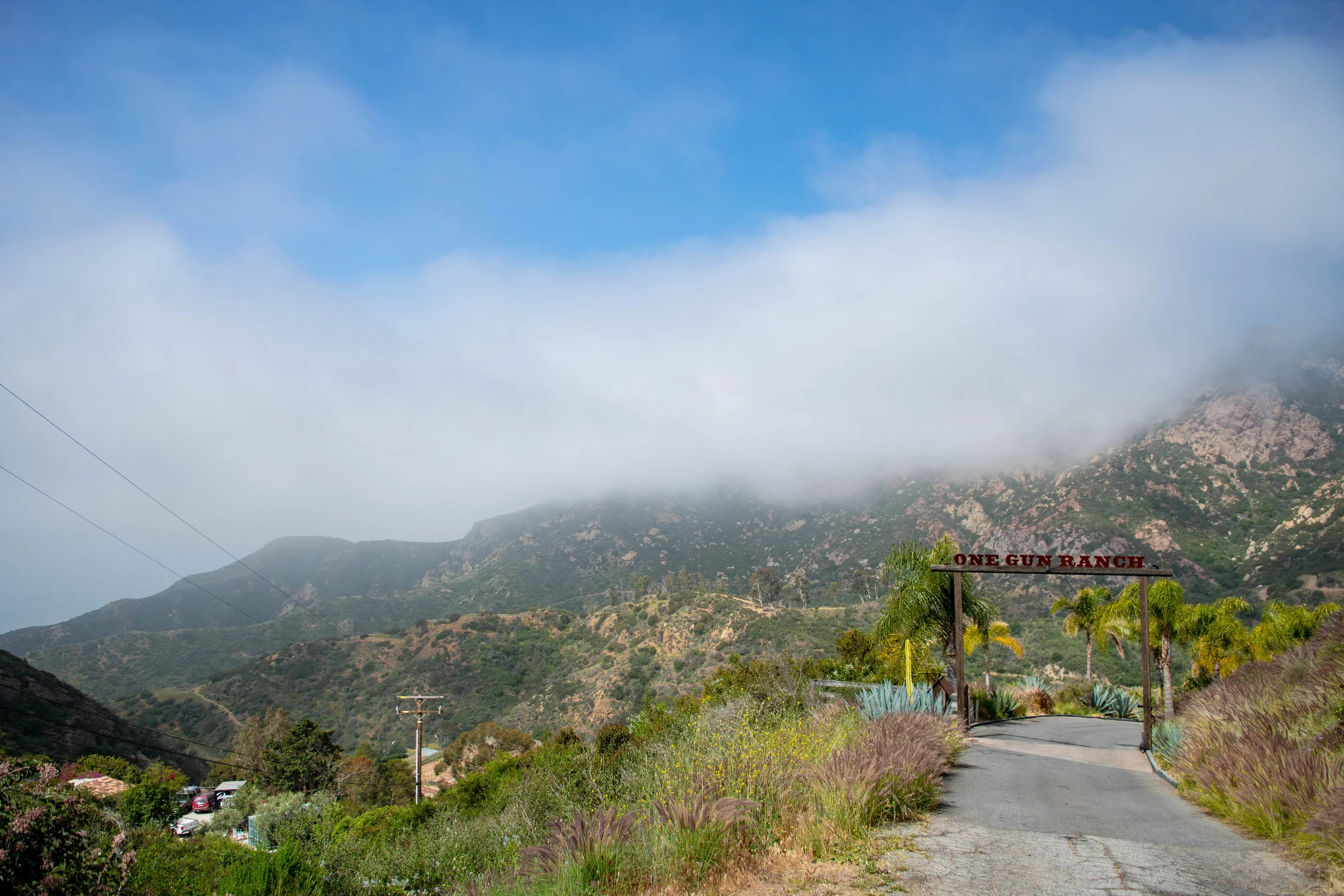 The Road to One Gun Ranch.