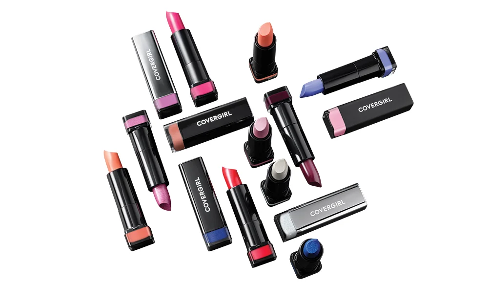 Exhibitionist Lipstick comes in three finishes – cream, demi-matte and metallic. Image courtesy of Covergirl