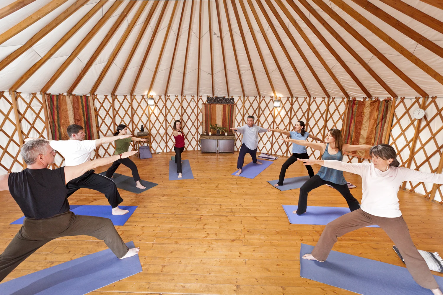 Yoga classes are offered seven days a week for guests practicing at all levels.