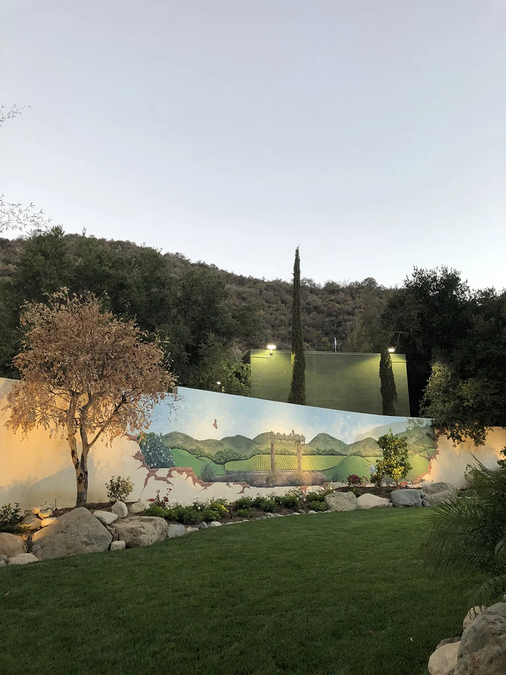 The spa's Secret Garden offers guests a peaceful and relaxing area to lounge.