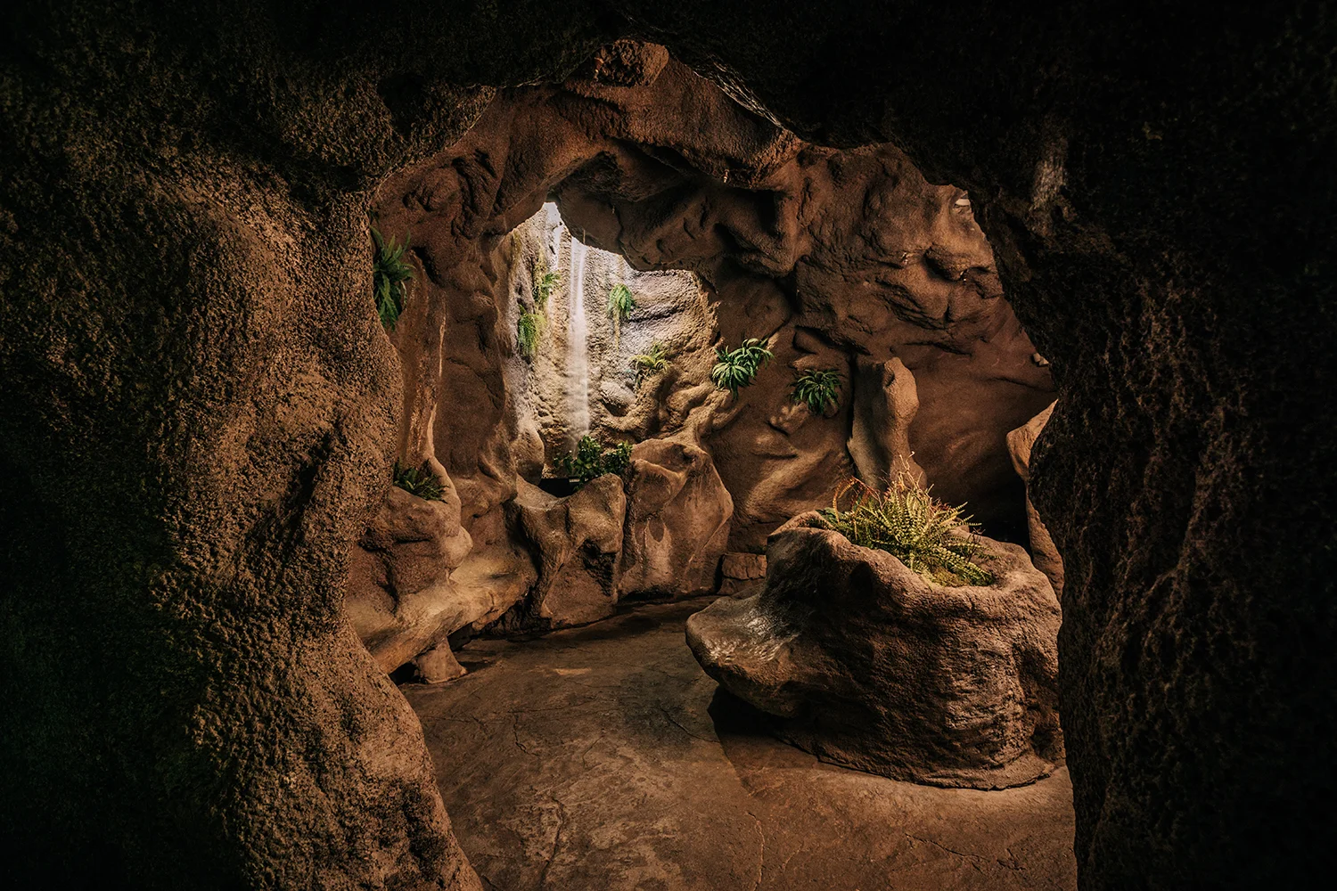 The grotto offers a relaxing neck-to-toe experience in a secret cave.