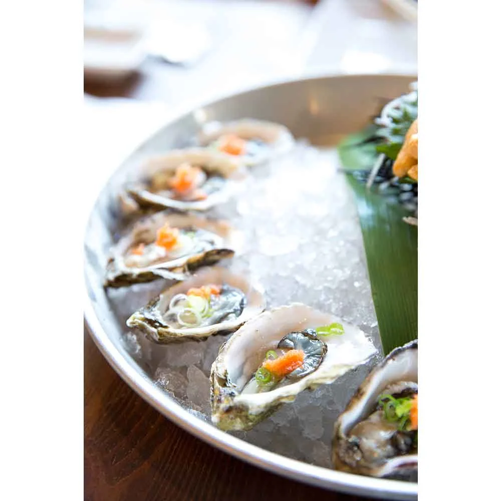 Guests at the Four Seasons Resort Maui can indulge in oysters hand-shucked to order.