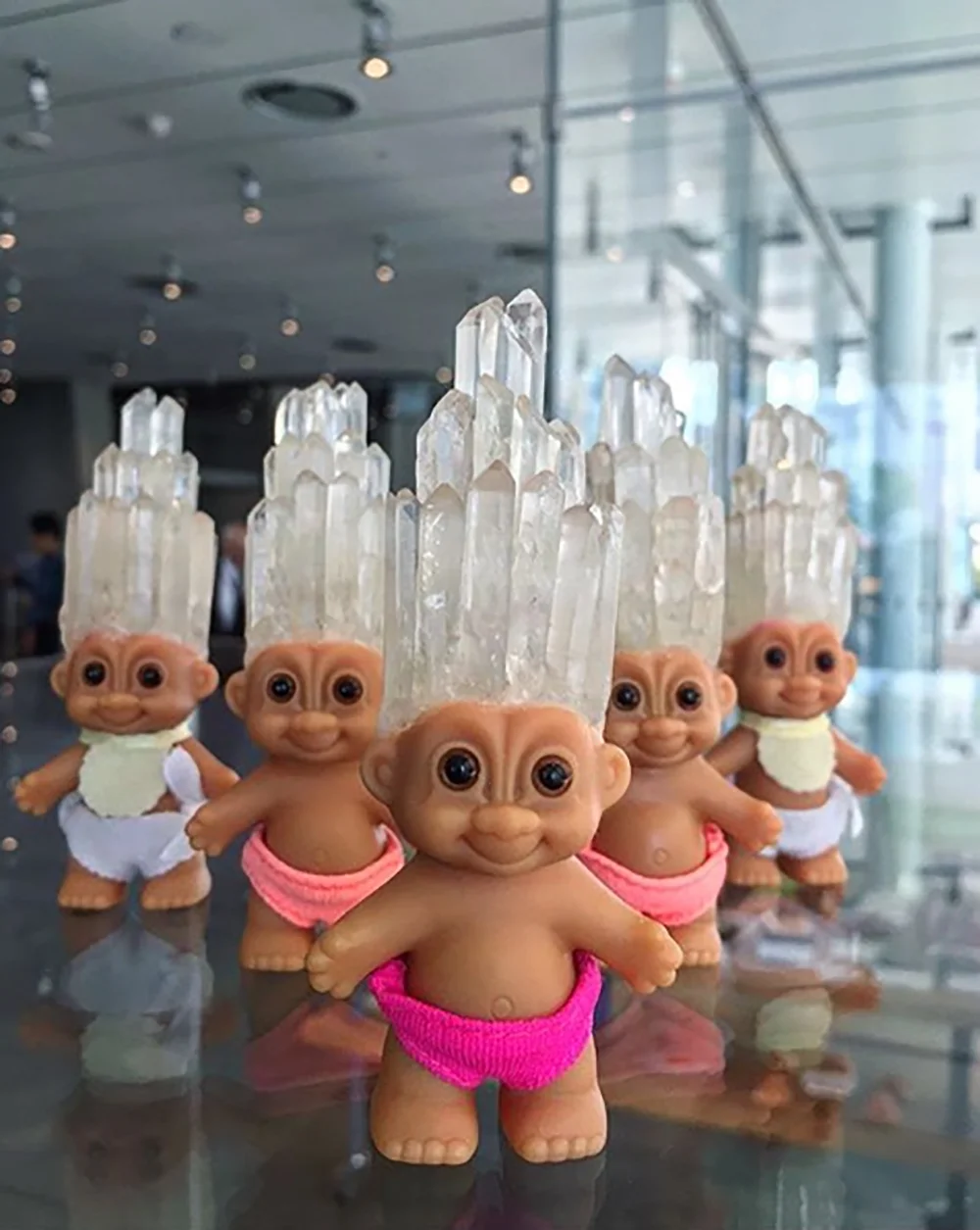 Channel Positive Energy, Happiness and Wealth With These Crystal Troll Dolls