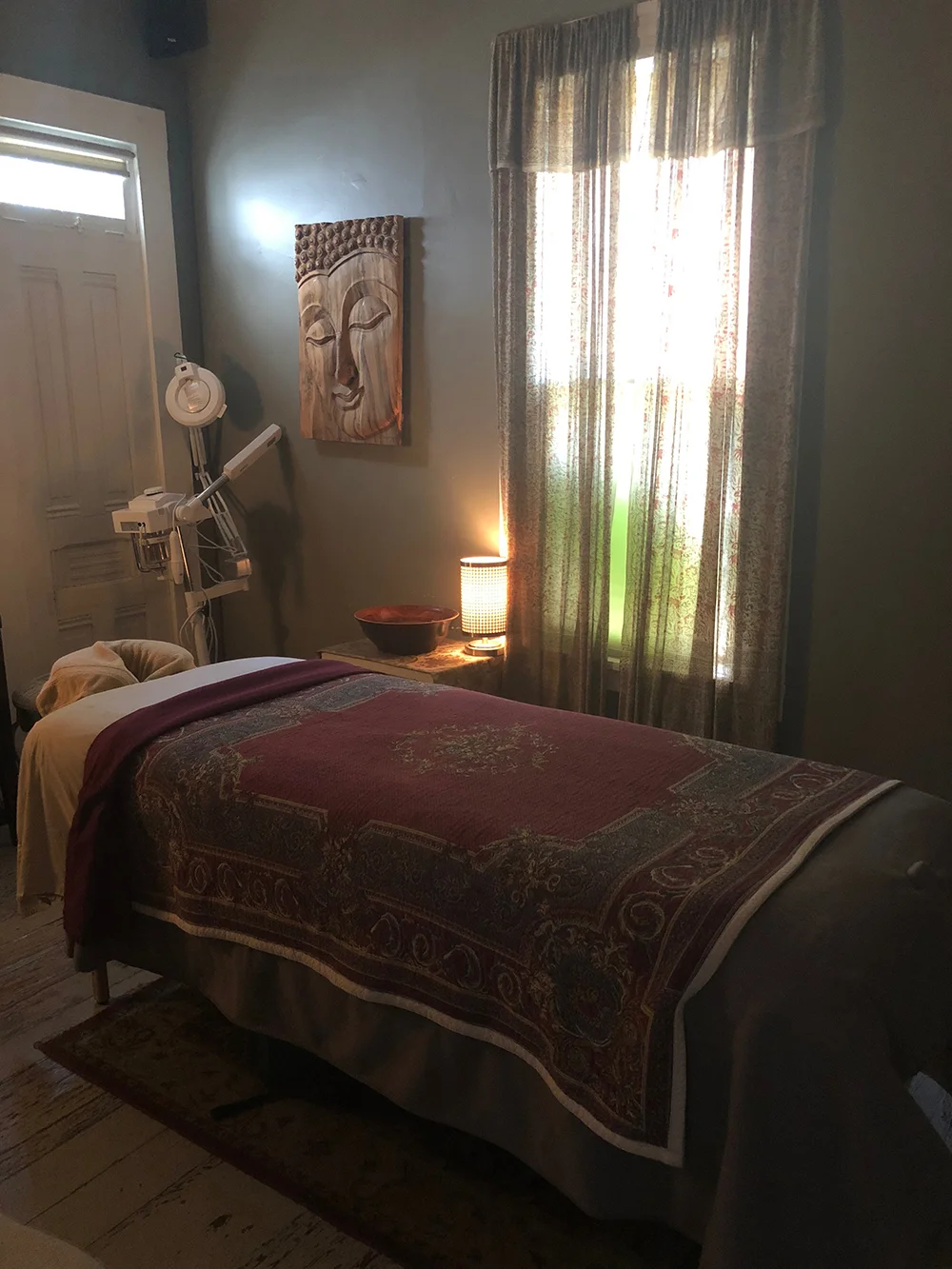 The spa has several treatment rooms and also includes a couples room.