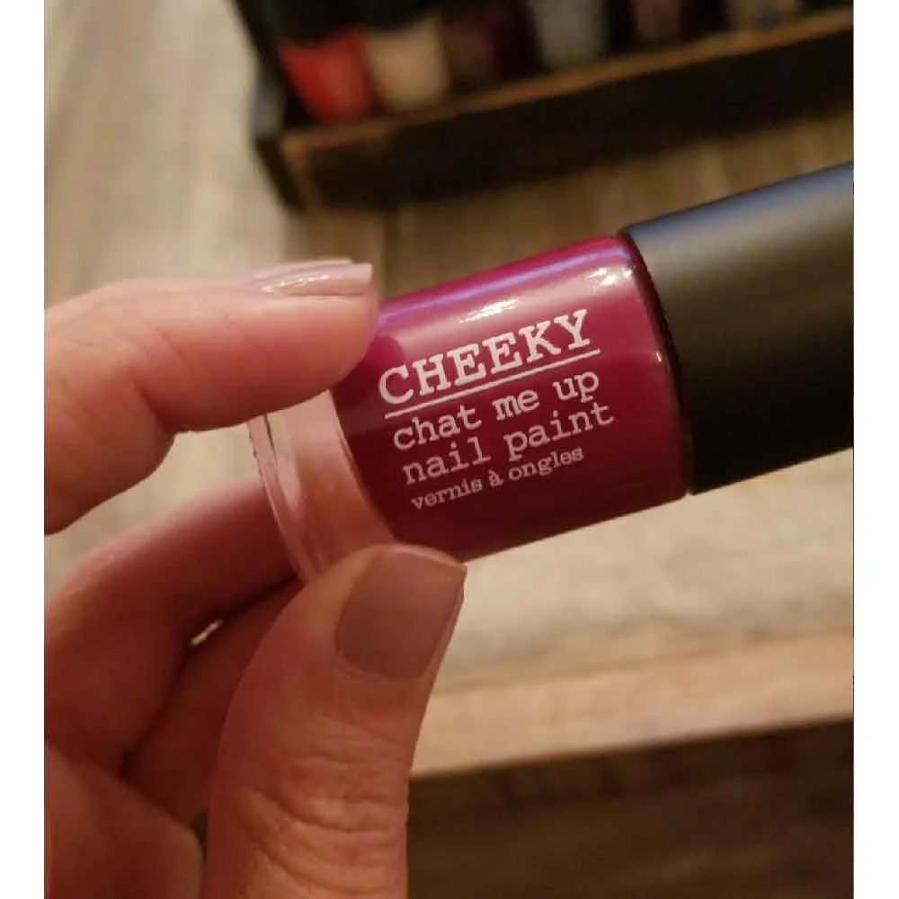 Cheeky Nails Chat Me Up Nail Paint is the featured polish brand at Cowshed Spas.
