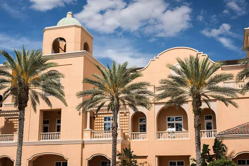 The Ritz Carlton Orlando Spa Balcony.