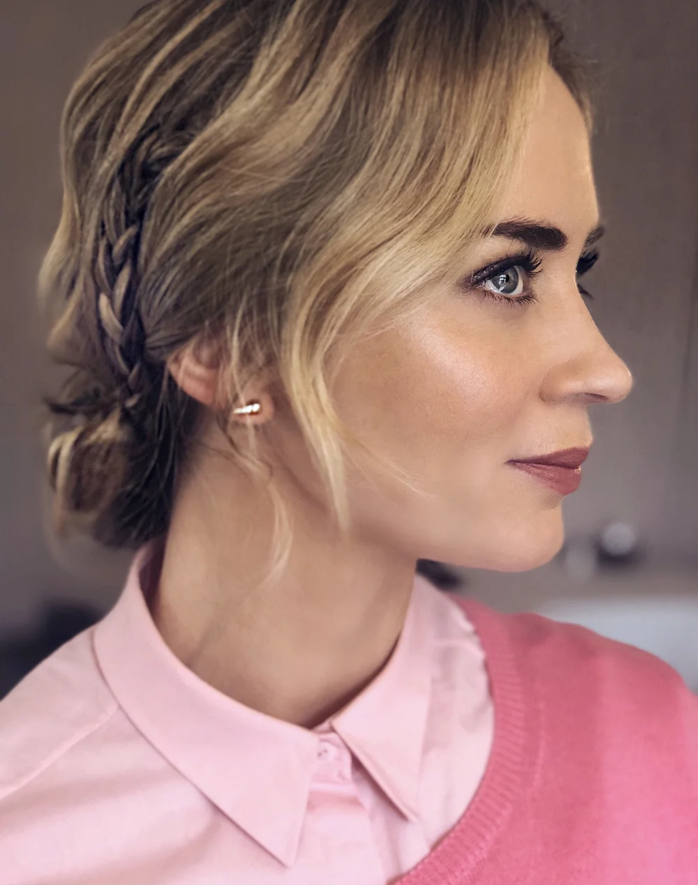 Recreate Emily Blunt's Mary Poppins-Inspired Hairstyle With a Boho Twist