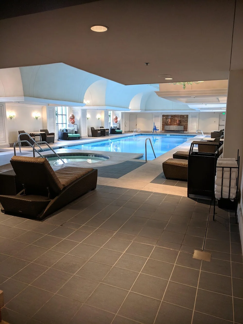 The Spa at The Grand’s indoor pool and hot tub.