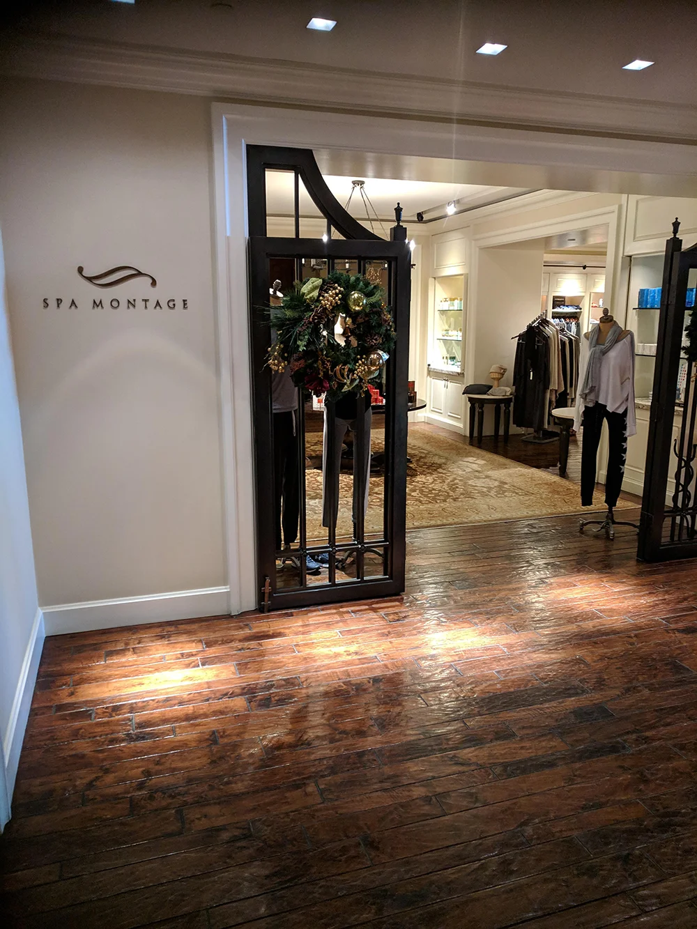 The entrance to Spa Montage.