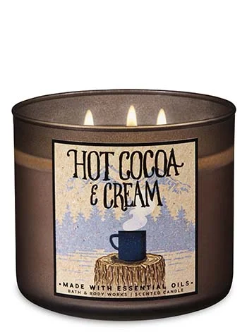 Bath & Body Works Hot Cocoa & Cream 3-Wick Candle ($10)