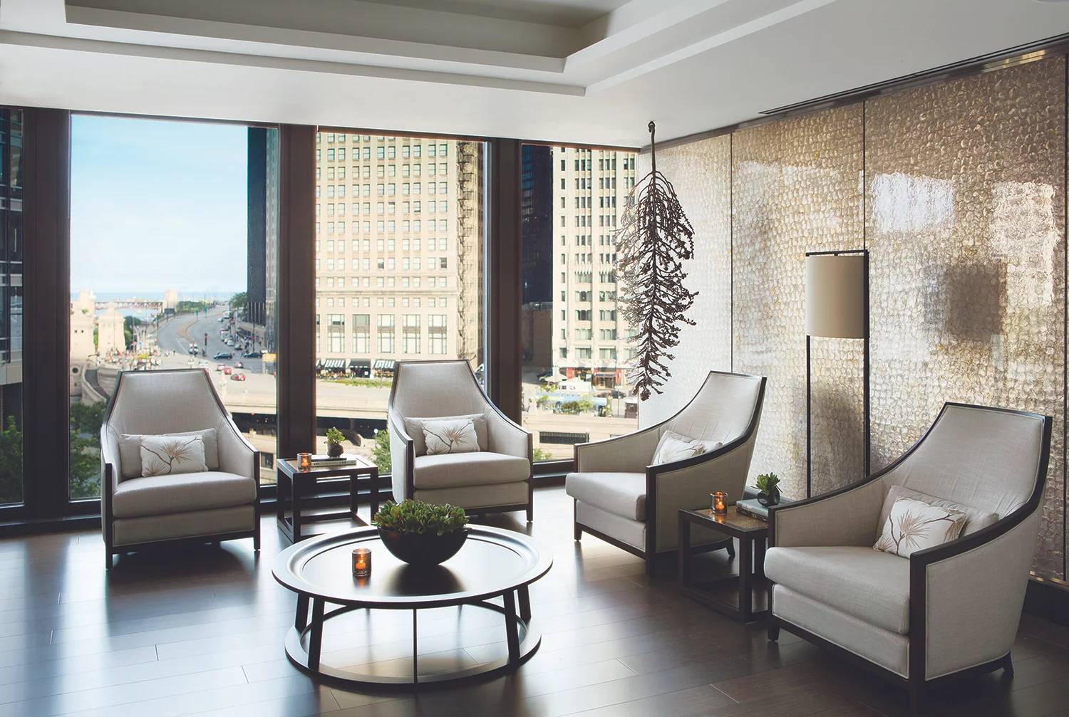 The Spa reception area.