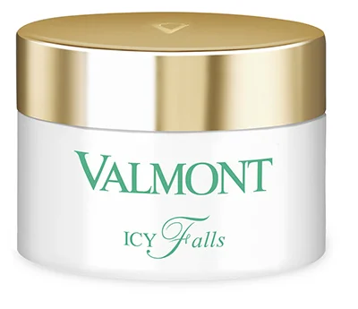 Valmont Icy Falls is a refreshing cleansing jelly that features glacial spring water, pro-beautics and pre-beautics.