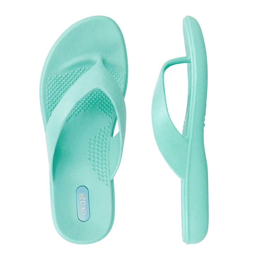 The Elle Flip Flop ($30) in Sea Glass.