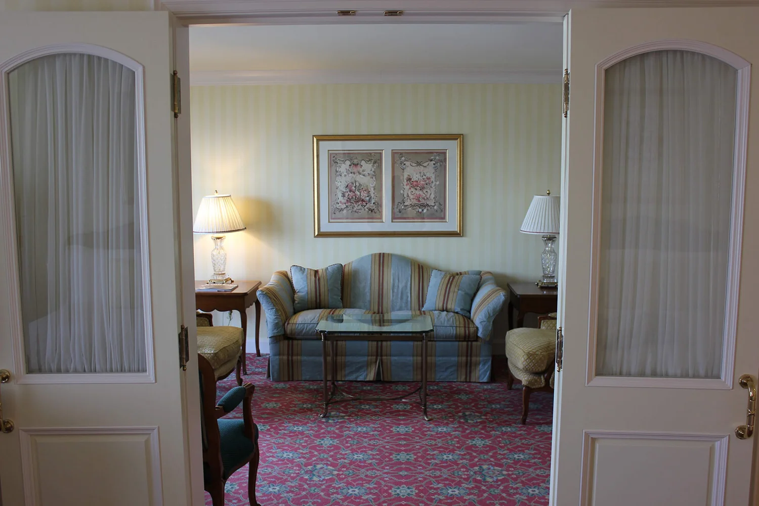 A look inside an executive suite at The Grand America.