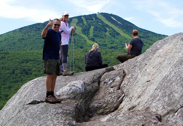 Advanced hikers enjoy breathtaking views from the highest peaks in Vermont.