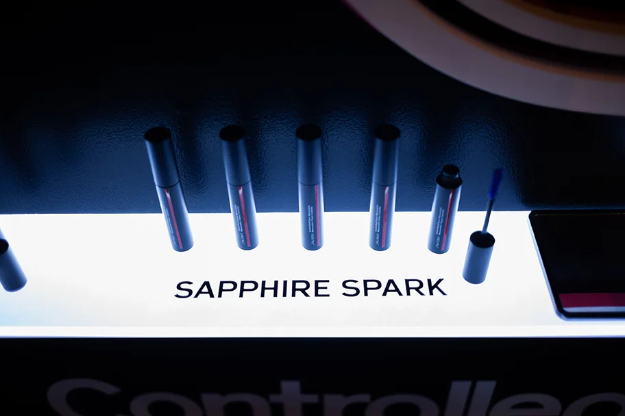 Sapphire Spark is one of four ControlledChaos MascaraInk colors.