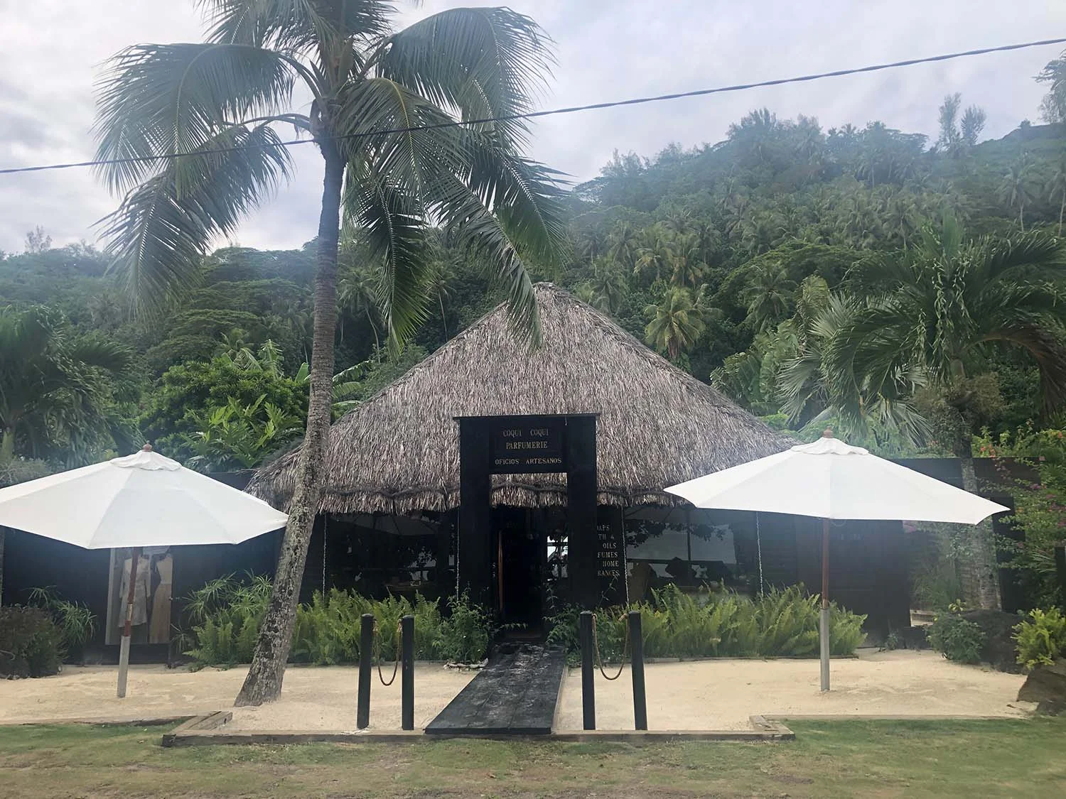 Coqui Coqui’s new beach boutique in Bora Bora.