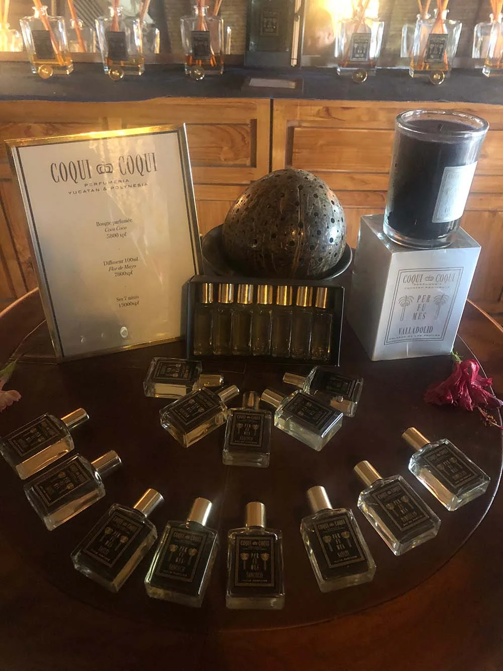 The French Polynesian collection is available in eight intoxicating flavors, filled with Pacific island scents such as coconut, tiare, sandalwood, vanilla, and grapefruit.